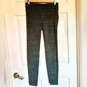 Athleta Chaturanga Legging Full Length Mid Rise Yoga Space Dye Grey Size S